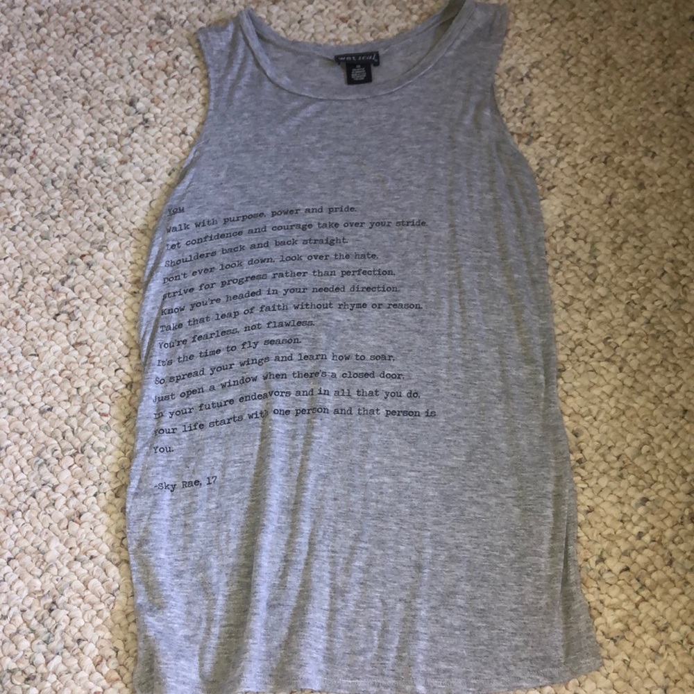 Grey Muscle Tee